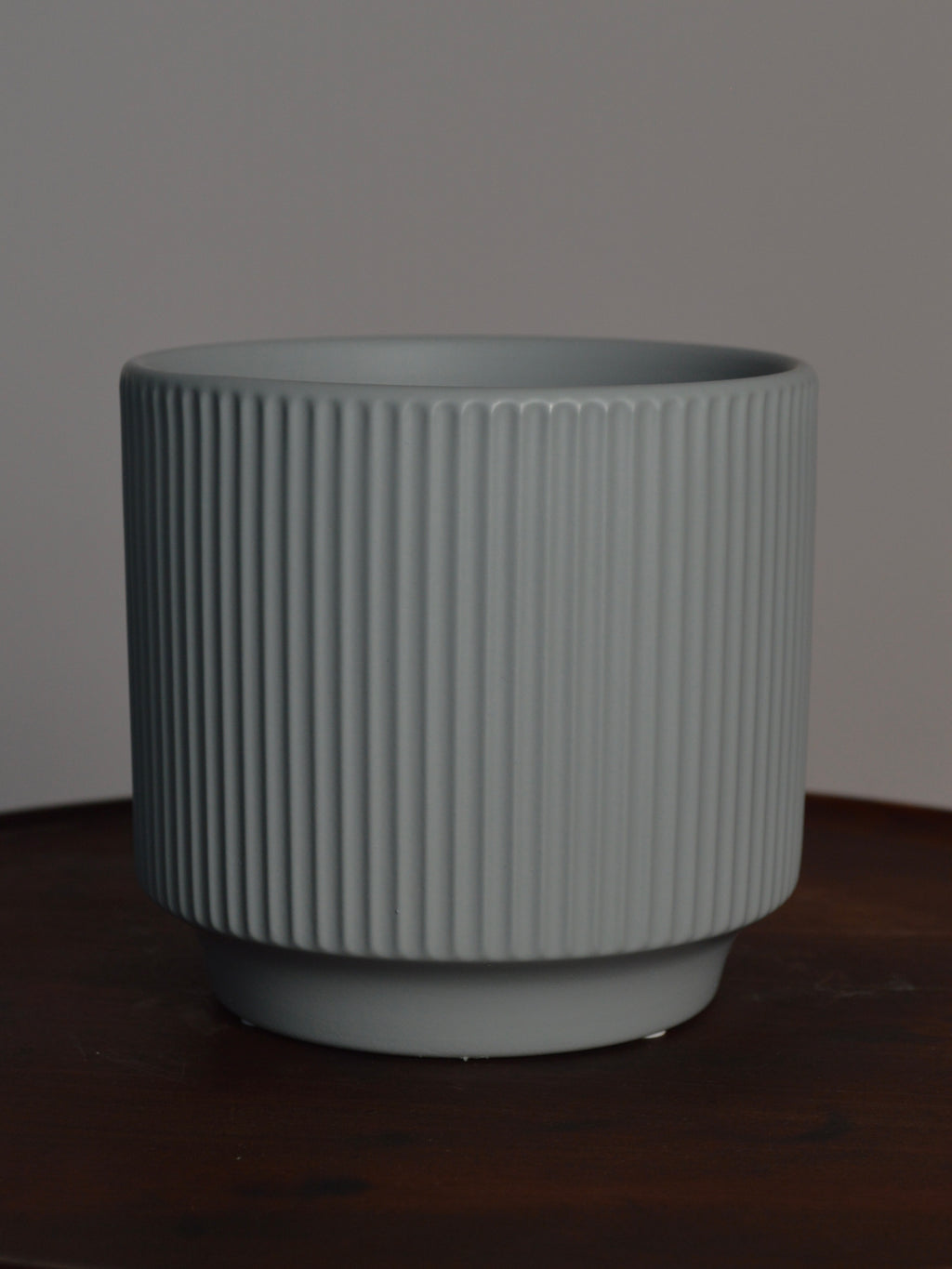 Blue Minimalist Ceramic Pot
