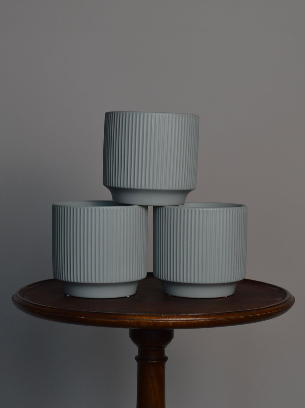 Blue Minimalist Ceramic Pot