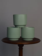 Green Minimalist Ceramic Pot