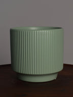 Green Minimalist Ceramic Pot